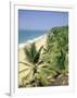 Coconut Palms and Beach, Kovalam, Kerala State, India, Asia-Gavin Hellier-Framed Photographic Print