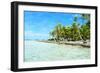 Coconut Palms on A Pacific Island-pljvv-Framed Photographic Print