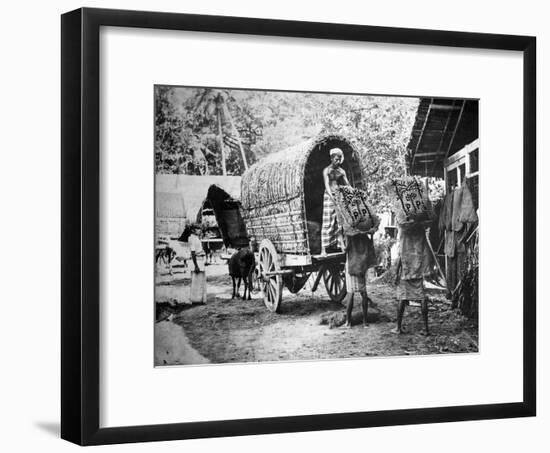 Coconut Production, India, 20th Century-null-Framed Giclee Print