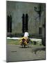Coconut Seller Riding His Bicycle, Galle, Sri Lanka-Yadid Levy-Mounted Photographic Print