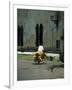 Coconut Seller Riding His Bicycle, Galle, Sri Lanka-Yadid Levy-Framed Photographic Print