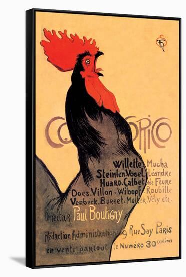 Cocorico, c.1899-Théophile Alexandre Steinlen-Framed Stretched Canvas