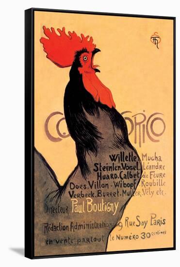 Cocorico, c.1899-Théophile Alexandre Steinlen-Framed Stretched Canvas