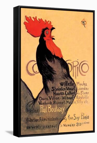 Cocorico, c.1899-Théophile Alexandre Steinlen-Framed Stretched Canvas