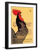 Cocorico, c.1899-Théophile Alexandre Steinlen-Framed Art Print