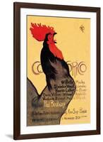 Cocorico, c.1899-Théophile Alexandre Steinlen-Framed Art Print