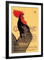 Cocorico, c.1899-Théophile Alexandre Steinlen-Framed Art Print