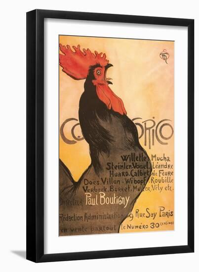 Cocorico, Rooster-null-Framed Art Print