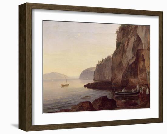 Cocumella Near Sorrento, 1827-Carl Wilhelm Goetzloff-Framed Giclee Print