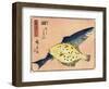 Cod and Halibut, 1830-1844-Utagawa Hiroshige-Framed Giclee Print