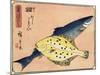 Cod and Halibut, 1830-1844-Utagawa Hiroshige-Mounted Giclee Print