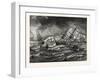 Cod-Fishing on the Great Bank of Newfoundland-null-Framed Giclee Print