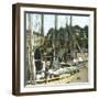 Cod Market in Christiania (Norway), Circa 1880-Leon, Levy et Fils-Framed Photographic Print