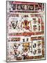 Codex Borgianus Showing Confronting Deities, Mixtec, Pre-Columbian Mexico, 12th-16th Century-null-Mounted Giclee Print