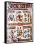 Codex Borgianus Showing Confronting Deities, Mixtec, Pre-Columbian Mexico, 12th-16th Century-null-Framed Stretched Canvas