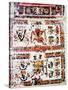 Codex Borgianus Showing Confronting Deities, Mixtec, Pre-Columbian Mexico, 12th-16th Century-null-Stretched Canvas