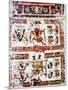 Codex Borgianus Showing Confronting Deities, Mixtec, Pre-Columbian Mexico, 12th-16th Century-null-Mounted Premium Giclee Print