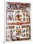 Codex Borgianus Showing Confronting Deities, Mixtec, Pre-Columbian Mexico, 12th-16th Century-null-Framed Giclee Print