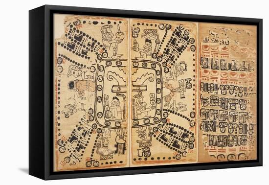 Codex Cortesianus-null-Framed Stretched Canvas