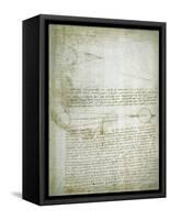 Codex Leicester: The Changing Earth-Leonardo da Vinci-Framed Stretched Canvas