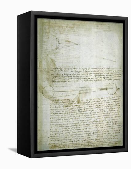 Codex Leicester: The Changing Earth-Leonardo da Vinci-Framed Stretched Canvas