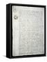 Codex Leicester: Water Pressure Theories-Leonardo da Vinci-Framed Stretched Canvas