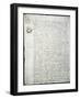 Codex Leicester: Water Pressure Theories-Leonardo da Vinci-Framed Giclee Print