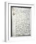 Codex Leicester: Water Pressure Theories-Leonardo da Vinci-Framed Giclee Print