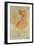 Codex Madrid 1/57-R Study for a Sculpture of a Horse-Leonardo da Vinci-Framed Giclee Print