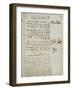 Codex on the Flight of Birds-Leonardo da Vinci-Framed Giclee Print