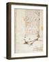 Codex on the Flight of Birds-Leonardo da Vinci-Framed Giclee Print