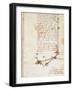 Codex on the Flight of Birds-Leonardo da Vinci-Framed Giclee Print