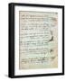 Codex on the Flight of Birds-Leonardo da Vinci-Framed Giclee Print