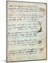 Codex on the Flight of Birds-Leonardo da Vinci-Mounted Giclee Print