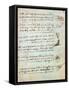 Codex on the Flight of Birds-Leonardo da Vinci-Framed Stretched Canvas