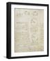 Codex on the Flight of Birds-Leonardo da Vinci-Framed Giclee Print