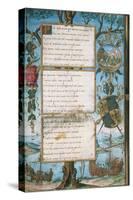 Codex Romanzo Di Paolo E Daria (Novel of Paolo and Daria) by Gaspare Visconti, Manuscript-null-Stretched Canvas