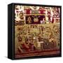 Codex Zouche-Nuttall is a pre-Columbian document of Mixtec pictography, 1200-1521-Unknown-Framed Stretched Canvas