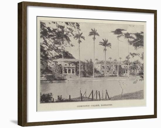 Codrington College, Barbadoes-null-Framed Giclee Print