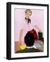 Coed's Delight - Saturday Evening Post "Men at the Top", October 21, 1950 pg.27-Coby Whitmore-Framed Premium Giclee Print