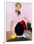 Coed's Delight - Saturday Evening Post "Men at the Top", October 21, 1950 pg.27-Coby Whitmore-Framed Giclee Print