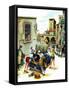 "Coed Tourists in Italy", August 2, 1958-Constantin Alajalov-Framed Stretched Canvas
