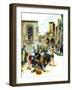 "Coed Tourists in Italy", August 2, 1958-Constantin Alajalov-Framed Giclee Print