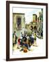 "Coed Tourists in Italy", August 2, 1958-Constantin Alajalov-Framed Giclee Print