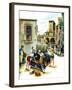 "Coed Tourists in Italy", August 2, 1958-Constantin Alajalov-Framed Giclee Print