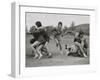 Coeds from Western State College Staged their Annual Powder Bowl Football Game-null-Framed Photo