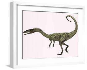 Coelophysis Bauri Dinosaur from the Triassic Period-null-Framed Art Print