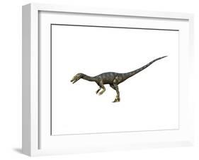 Coelophysis Dinosaur-null-Framed Art Print