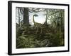 Coelophysis Dinosaurs Walk Amongst a Forest-Stocktrek Images-Framed Photographic Print