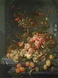 Still Life with Flowers, Coenraet Roepel.-Coenraet Roepel-Framed Art Print